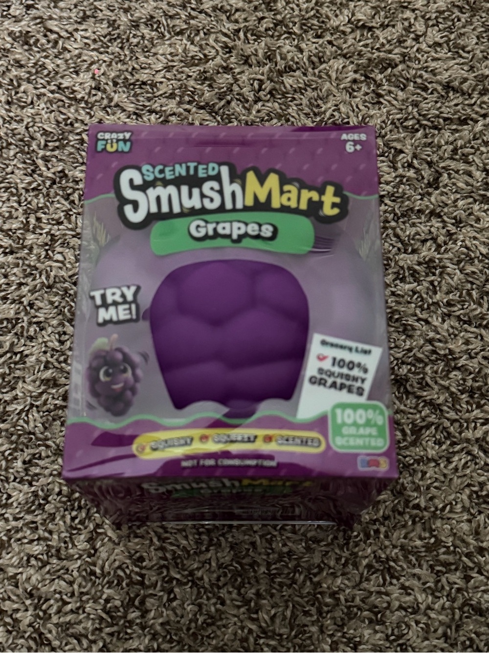 Scented SmushMart Grapes squishy 🍇